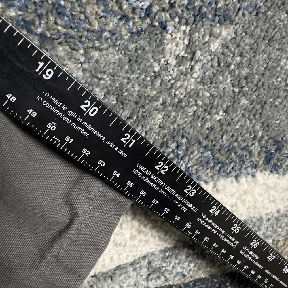 Carhartt Relaxed Fit Canvas Work Shorts Mens 44 Gray Utility Carpenter Rugged